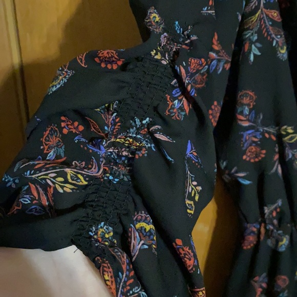 Collective Concepts Floral Print Dress Sz LP - Picture 2 of 6